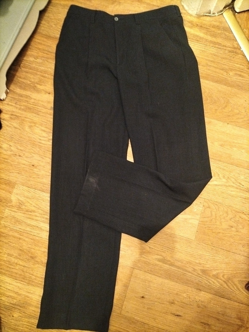 Mens Size 36" Navy Long Leg Trousers