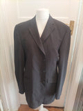 Marks And Spencer 44L Brown Pinstripe Suit Jacket