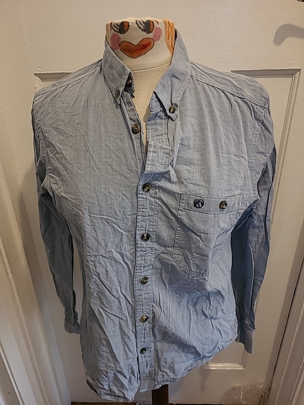 Mens Tog 24 Size Small Grey Long Sleeved Shirt