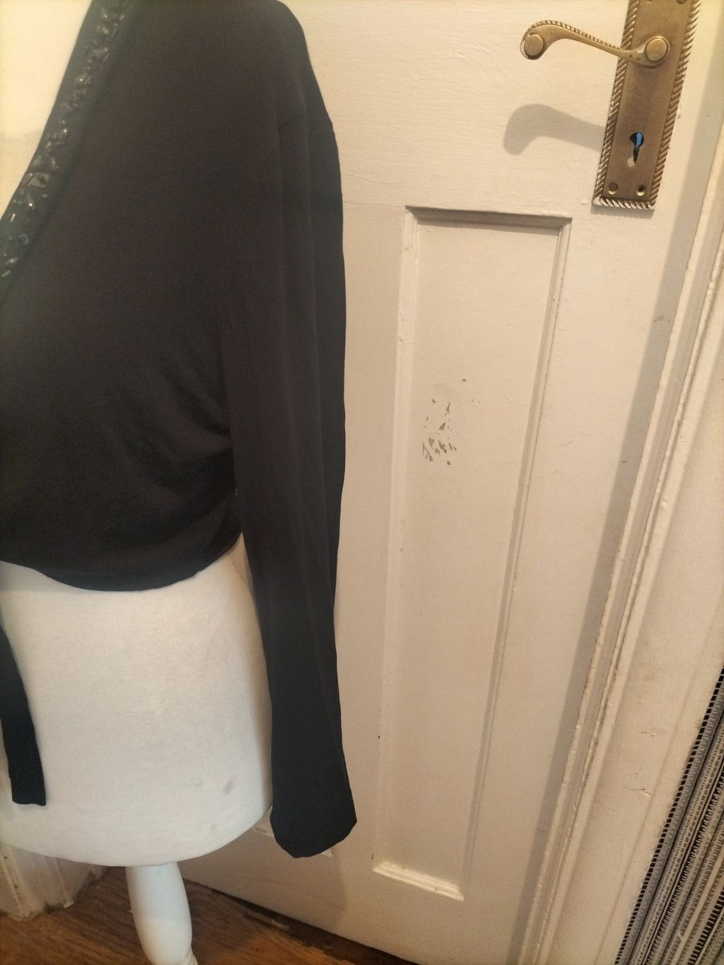 Marks and Spencer 16-18 Black With Diamanté Cardigan