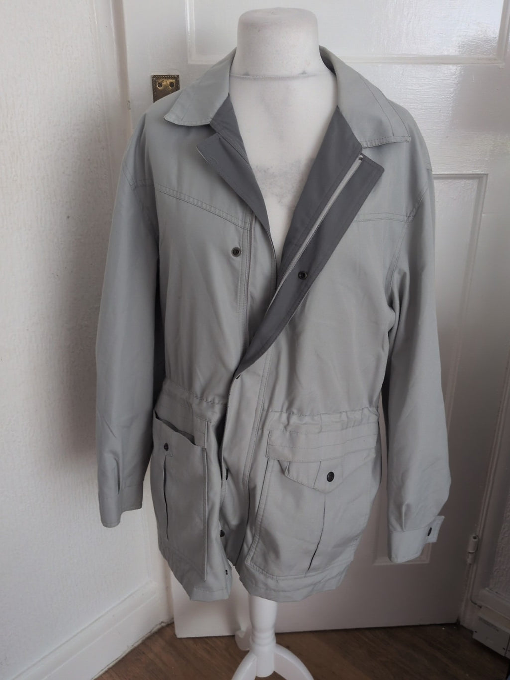 Dannimac XL Grey Long Sleeve Coat