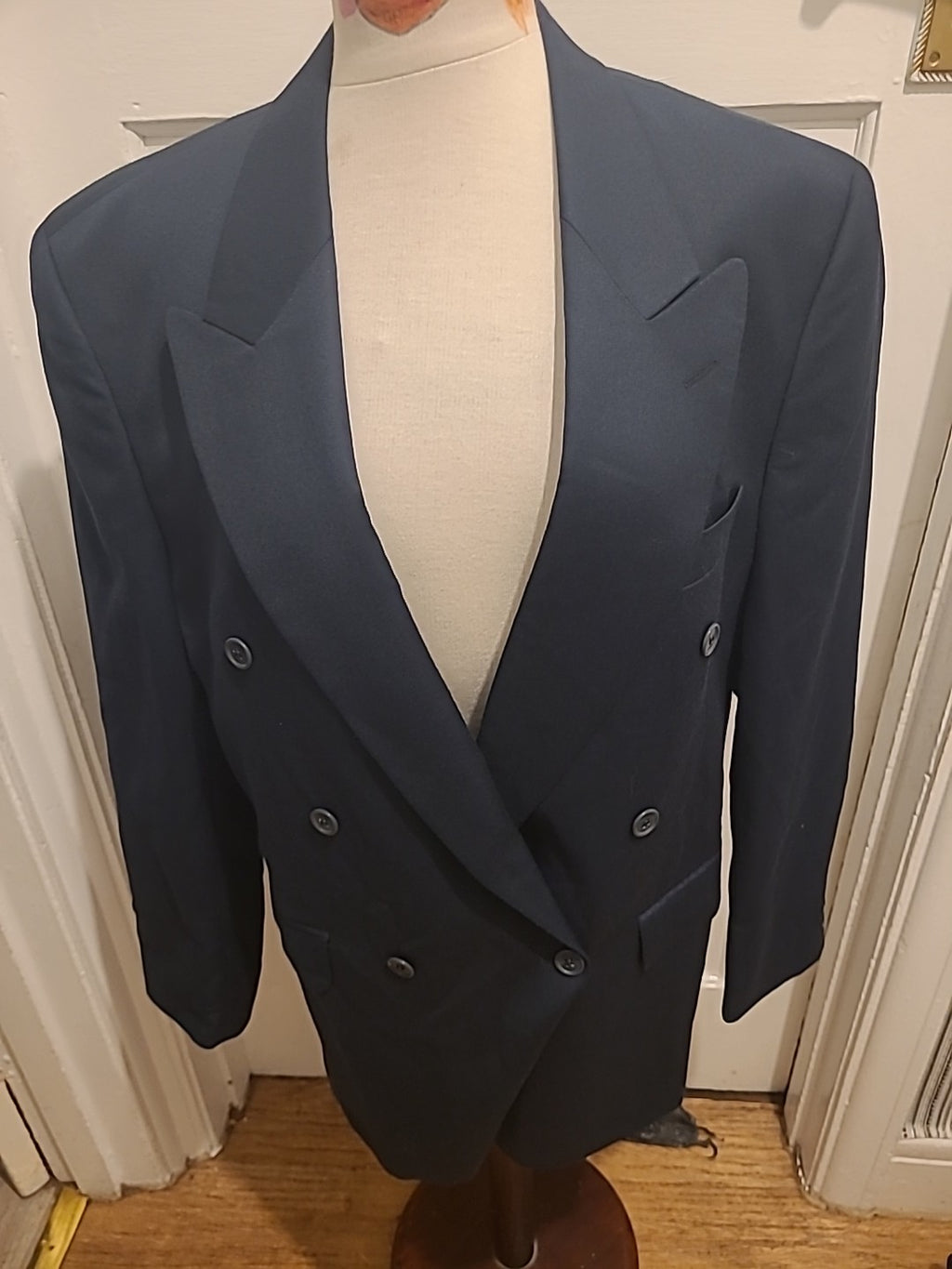 Mens Horne Brothers Size 38R Navy Padded Lined Blazer