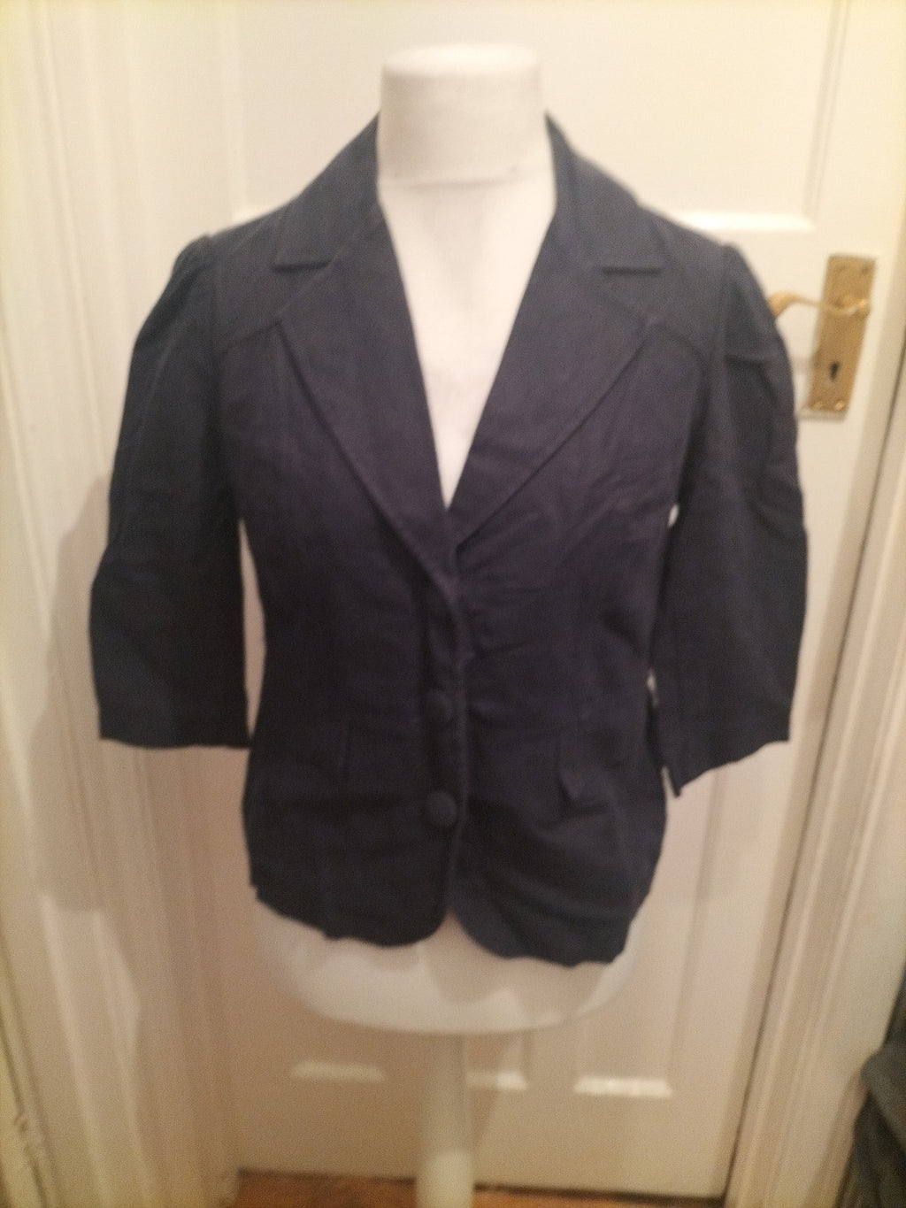 Ladies Per Una Size 10 Navy Blouse