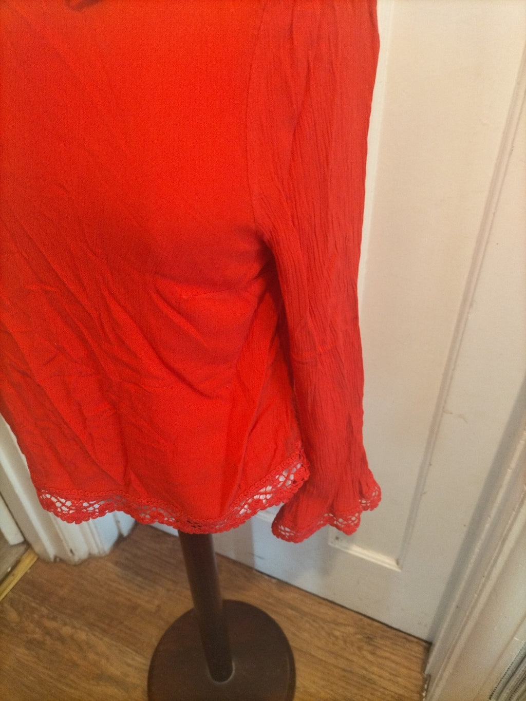 Ladies Red Top Size 6 H&M