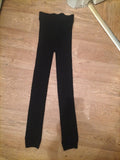 Ladies Primark Size M/L Black Thermal Full Length Legging