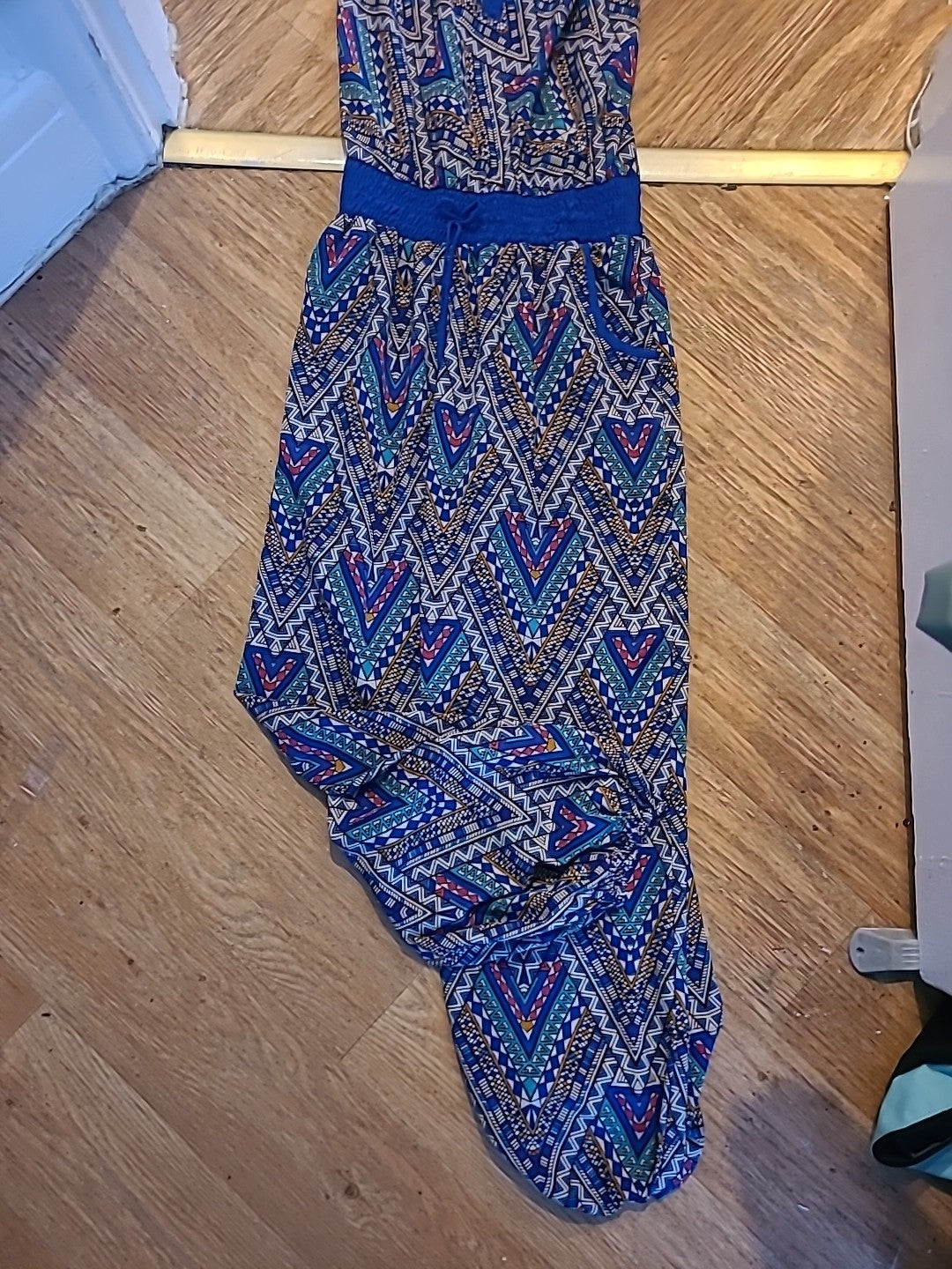 Ladies Lara Ethnics Size S/M Multicoloured Aztec Sleeveless Jumpsuit