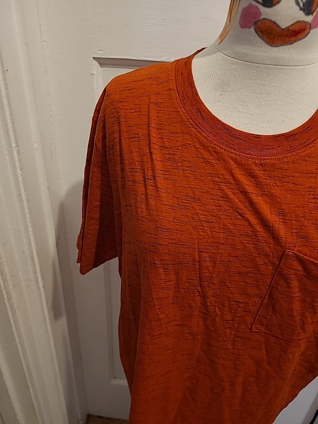 Mens EDC Size Large Orange Short Sleeved Tshirt