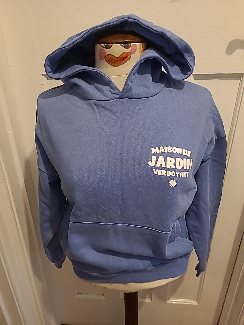 Mens Pacific Republic Size XS Blue Print Pullover Hoodie