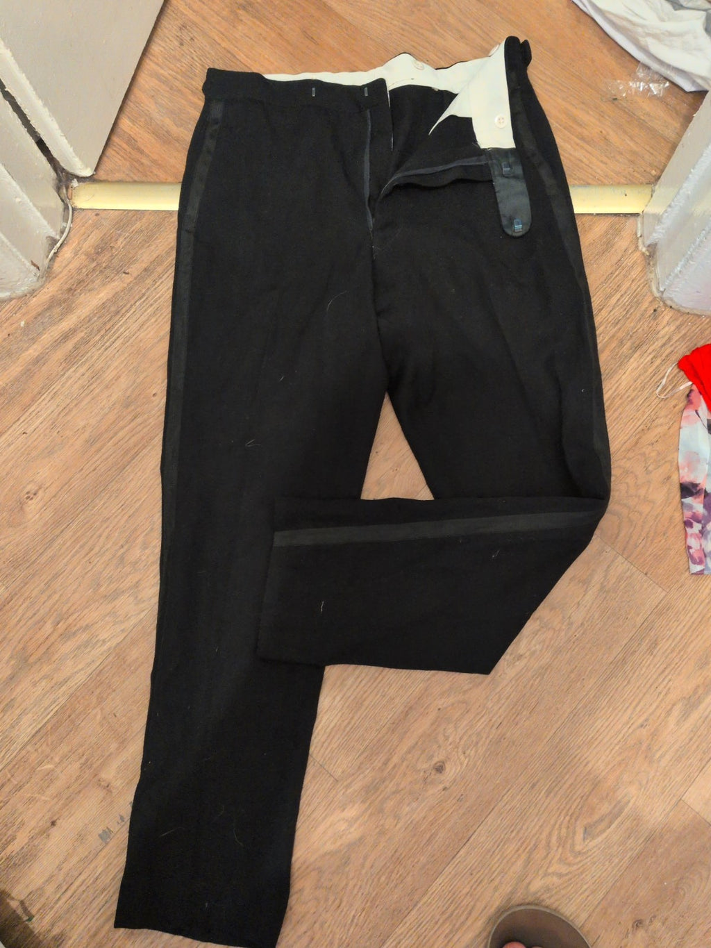 38" Black Trousers