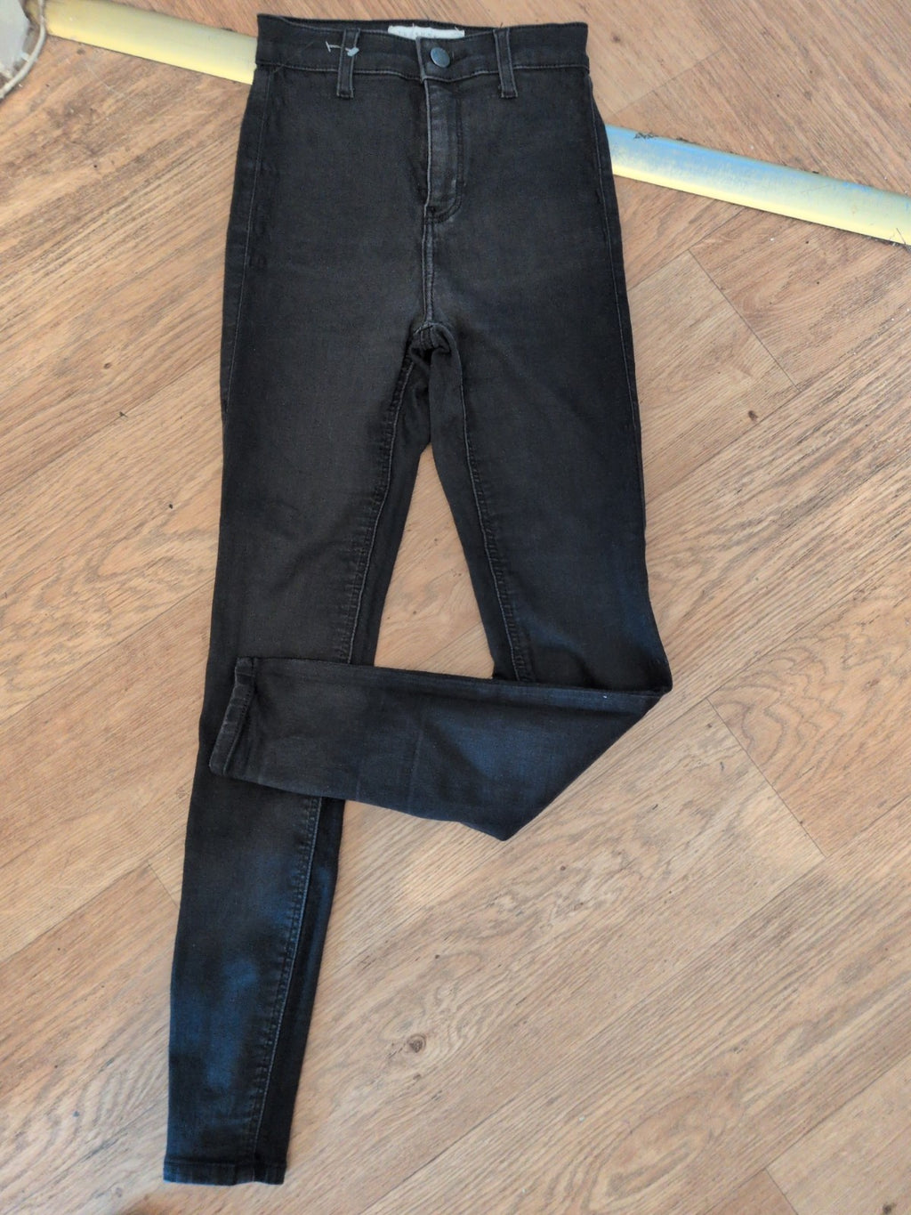 Topshop XS Petite "Joni" Black Skinny Jeans