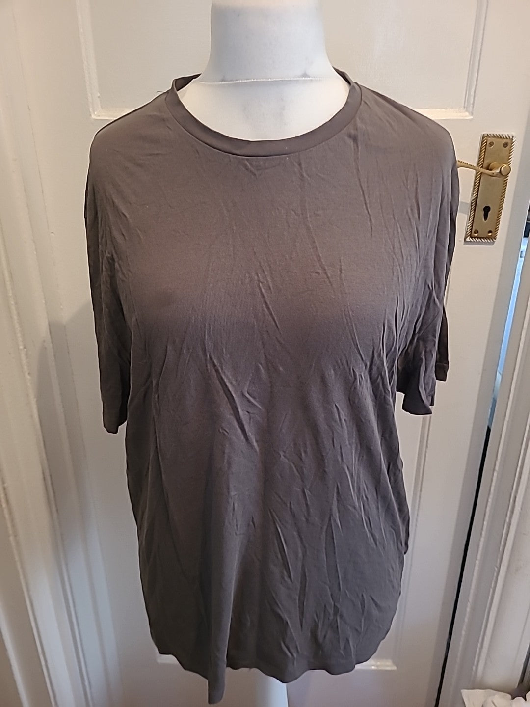 Mens Asos Size L Dark Grey Short Sleeved Tshirt