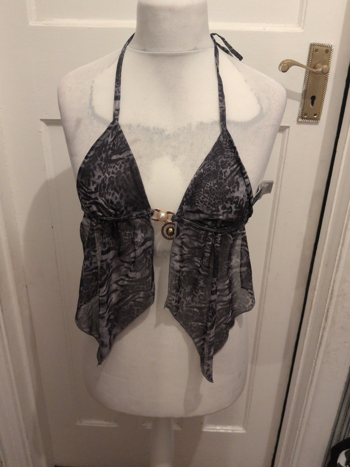 Ladies Shein Size XXS Strappy Top