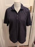 For Large Navy Short Sleeve Polo