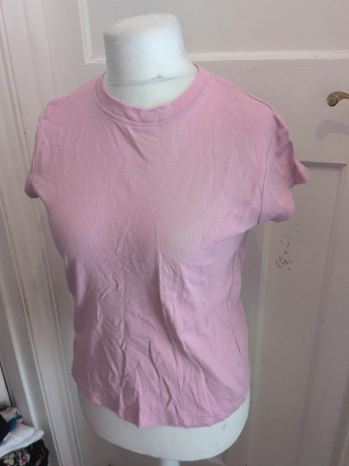 Topshop Large Lilac Purple Short Sleeve T-shirt