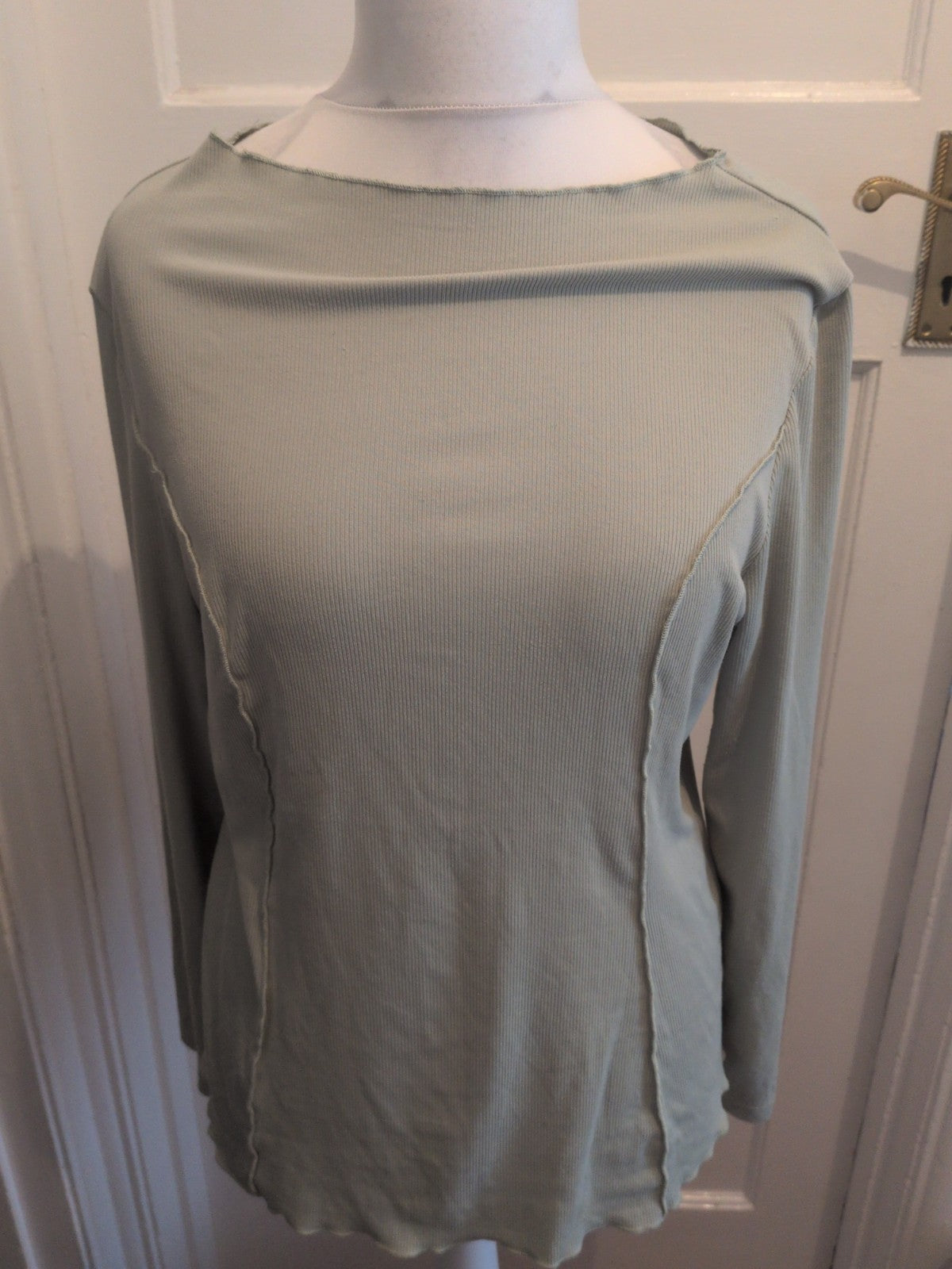Ladies Cider Size XL Lime Green Long Sleeve Blouse