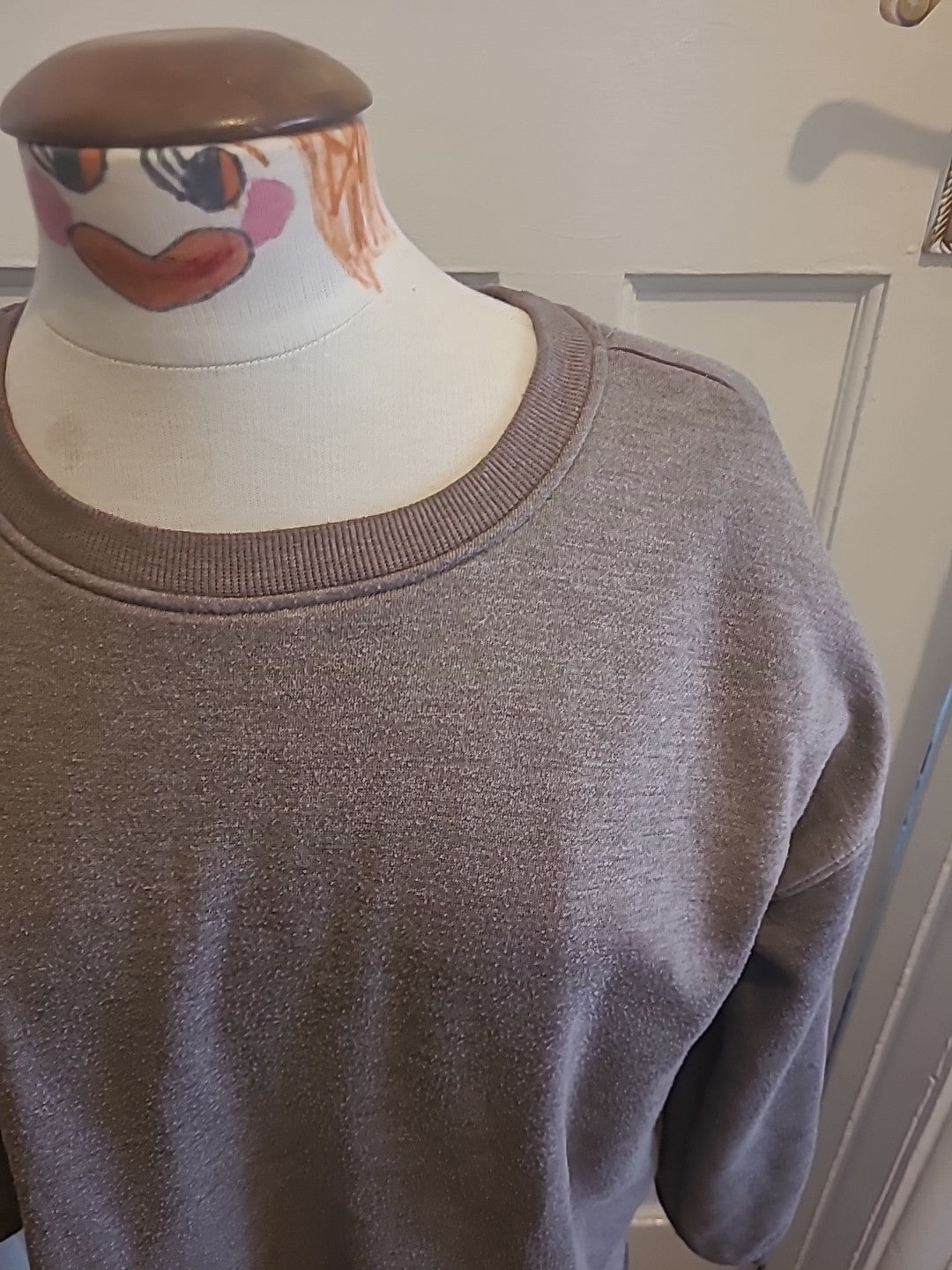 Mens Papaya Medium Brown Long Sleeve Jumper