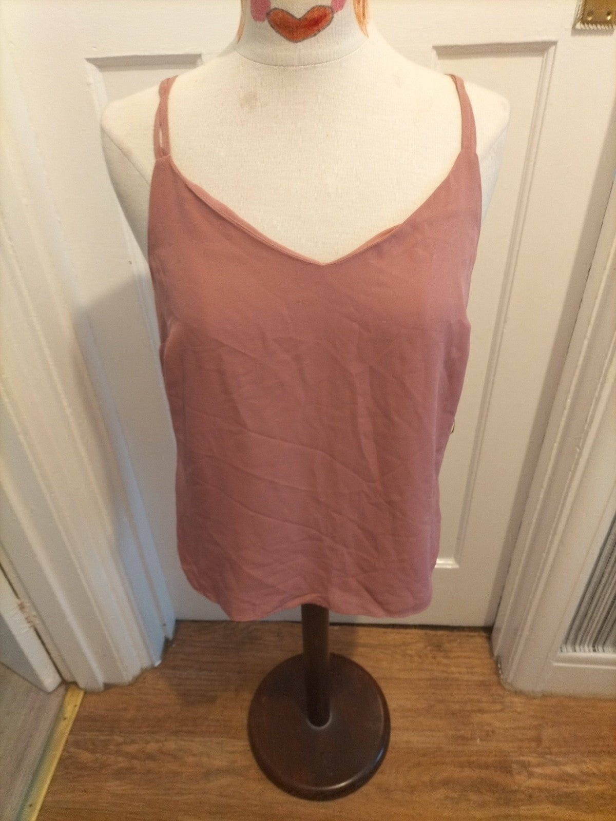 Brand New Ladies Tu Size 12 Pastel Pink Sleeveless Tshirt