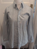 Next Tailoring 16R Blue Stripe Long Sleeve Slim Fit Shirt