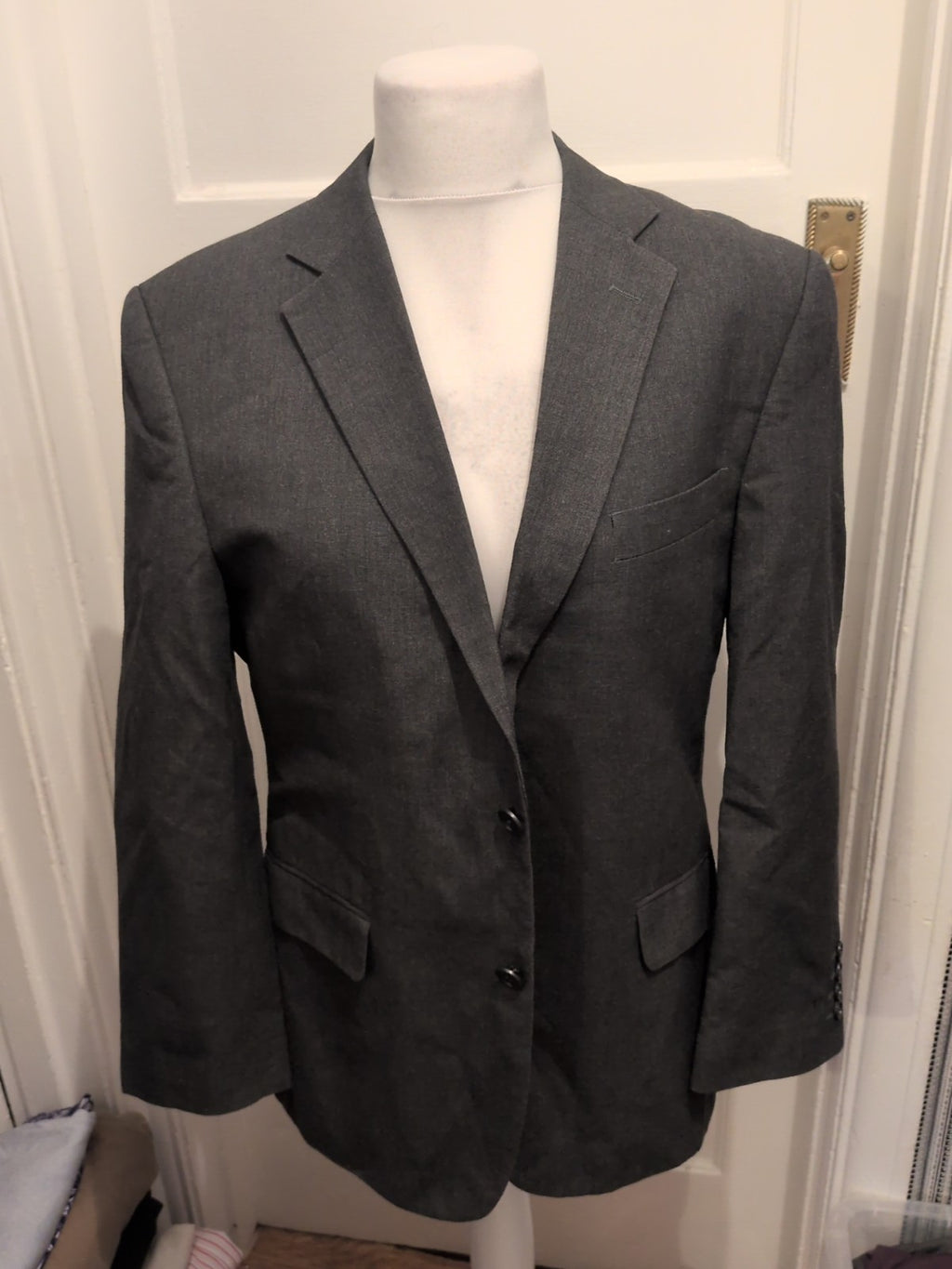 Mens M&S 40 Short Light Grey Blazer
