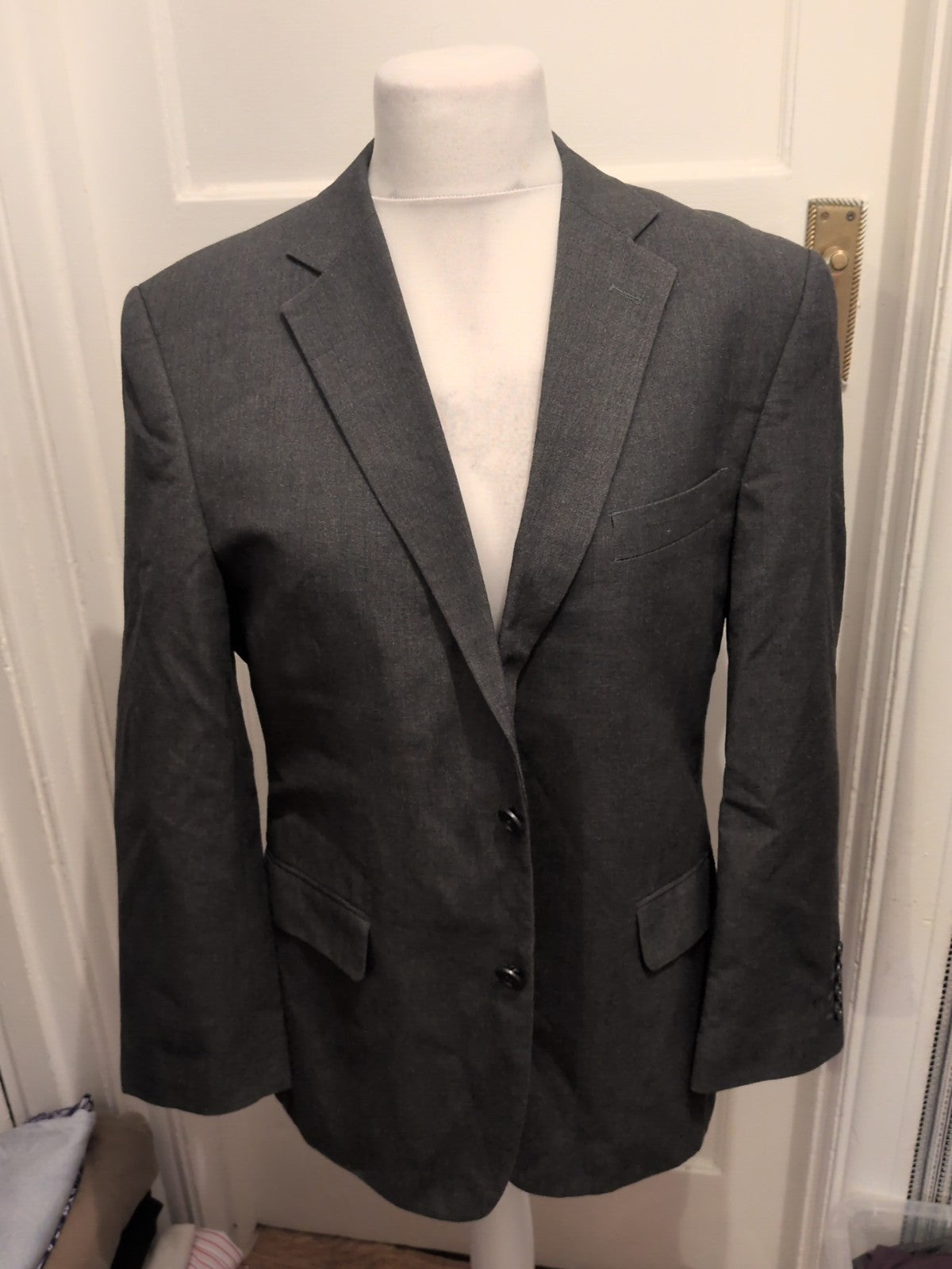 Mens M&S 40 Short Light Grey Blazer