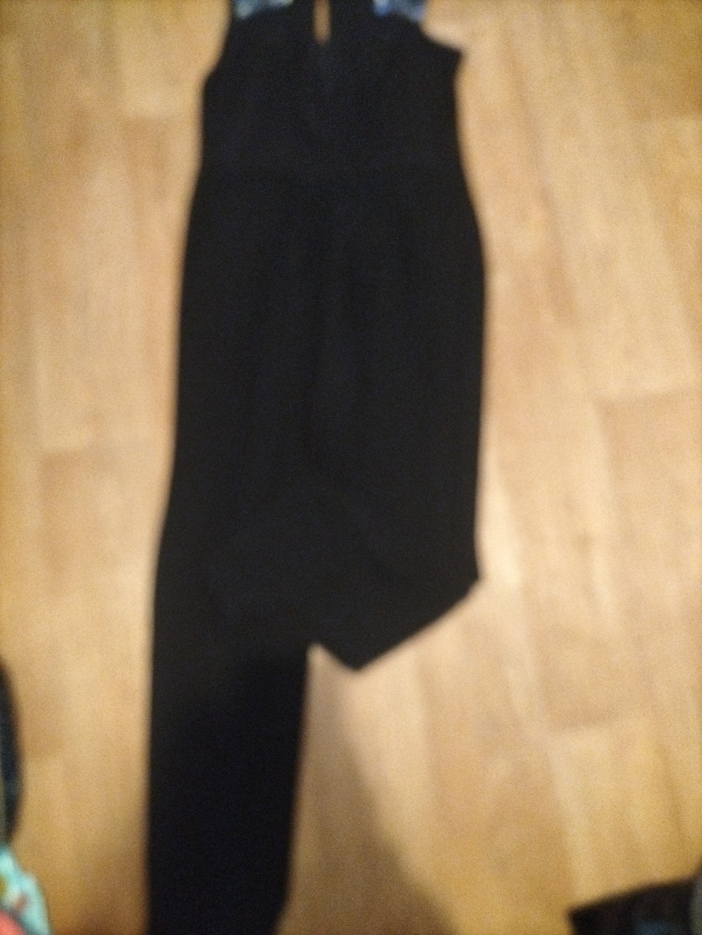 George 12 Black Sequin Sleeveless Jumpsuit