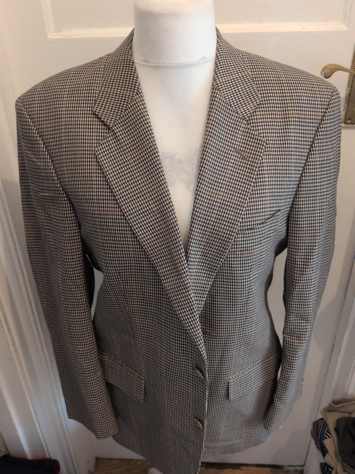 Marks And Spencer 40 Short Pure Wool Multicoloured Suit Jacket