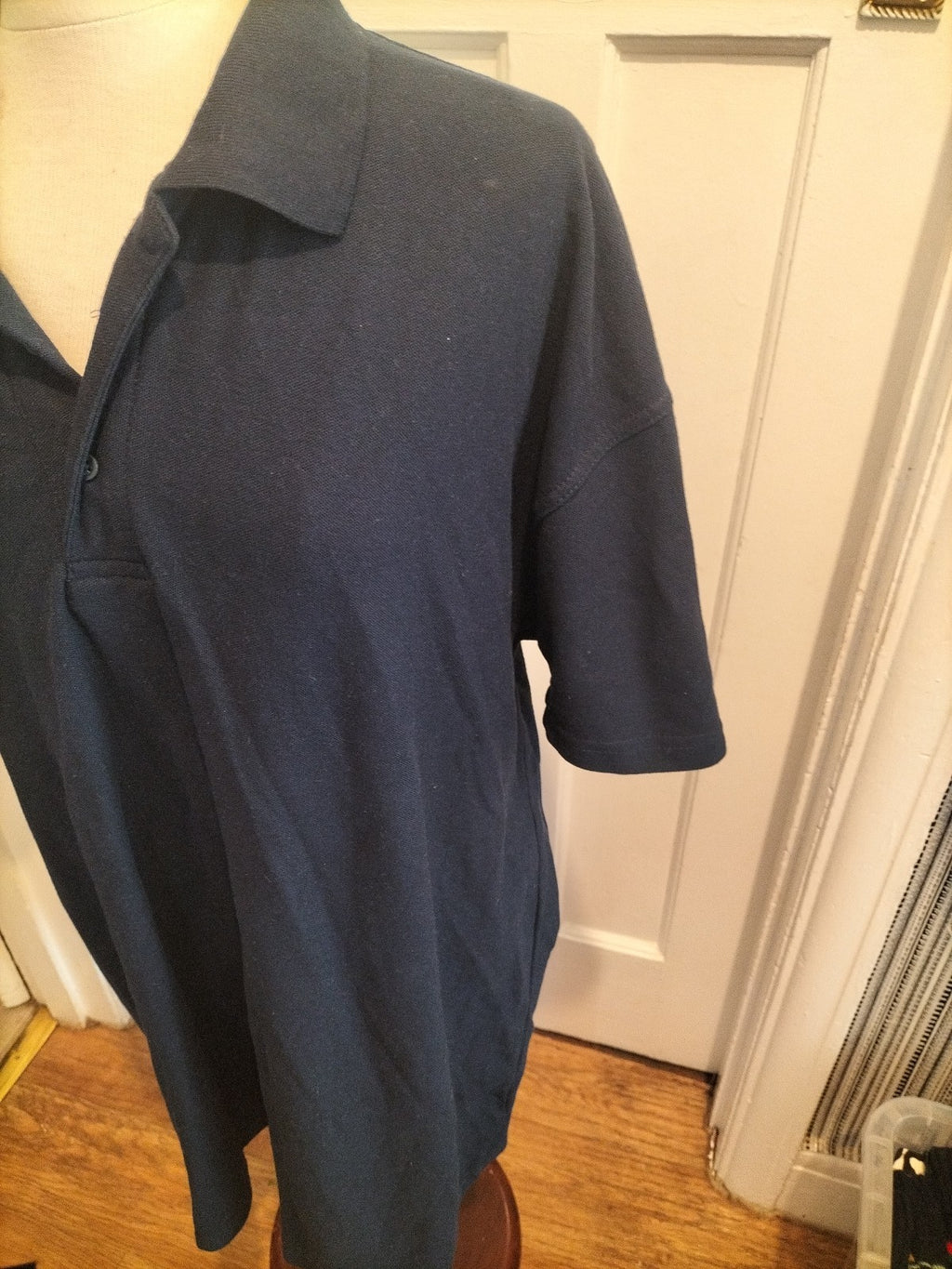 Mens Rtx Pro Size 4XL Navy Short Sleeved Polo