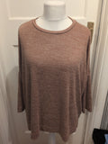 Ladies Primark Size 18-20 Brown Long Sleeved Jumper