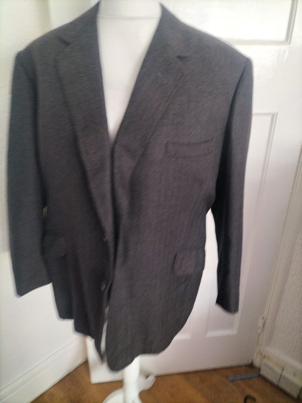 Mens Size XL Dark Grey Fleck Lined Blazer