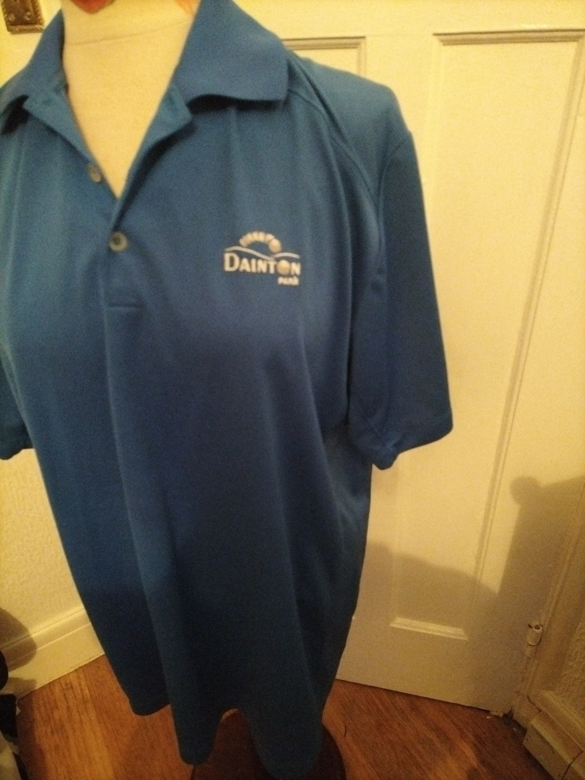Mens Nike Golf Size XL Tour Performance Blue Polo