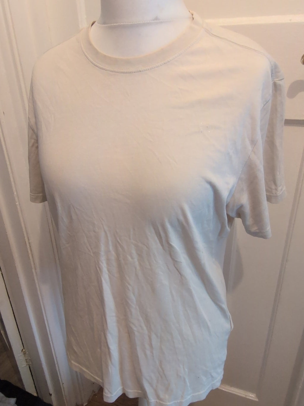 The North Face Medium Beige Rear Print Short Sleeve T-shirt