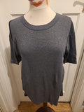 Mens Thermo Max Size Large Grey Short Sleeved Tshirt