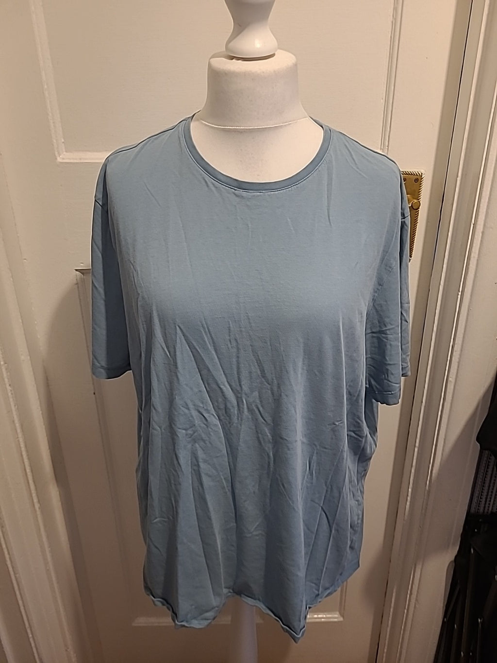 Mens F&F Size 3XL Blue Short Sleeved Tshirt