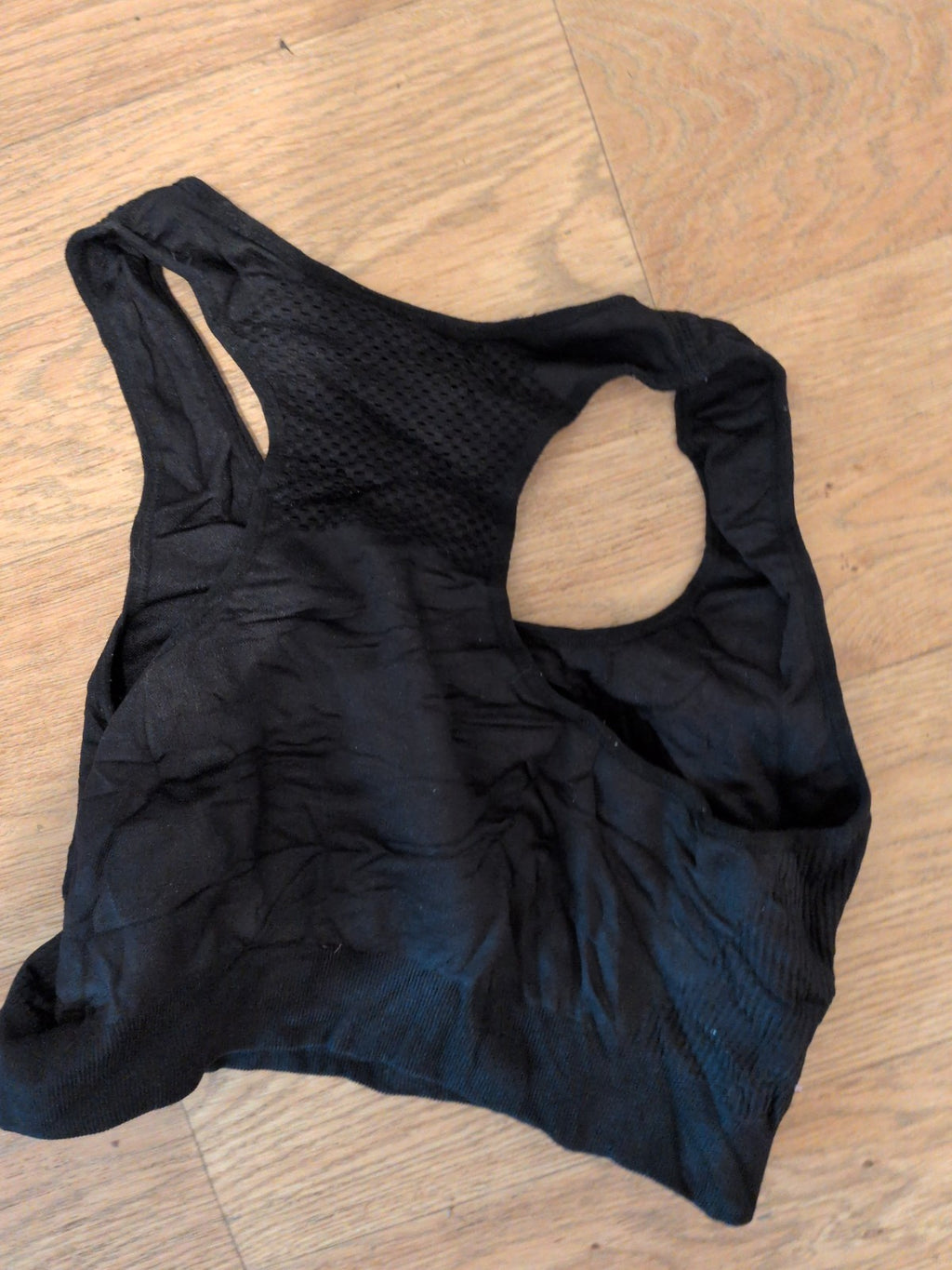 New Look Medium Black Gym Top