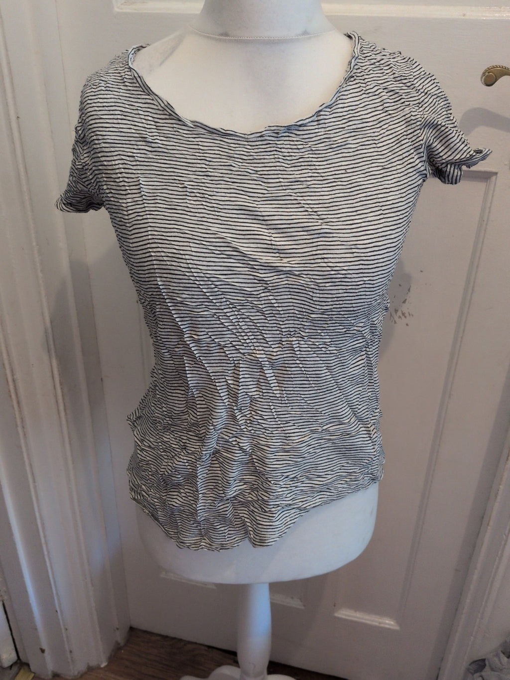 H&M Basic Small Stripe T-shirt Short Sleeve