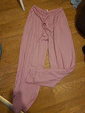 Ladies Size Small Pink Pyjamas Trousers