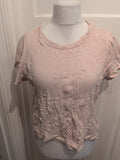 H&M 2XL Ladies T-shirt Pink Short Sleeve