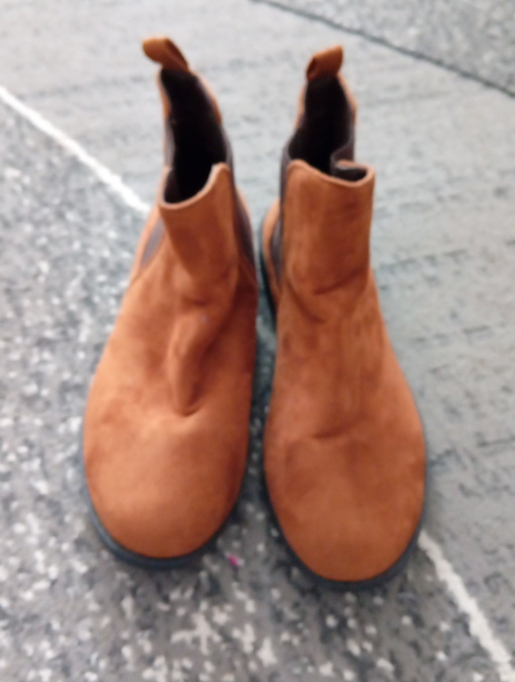 Ladies Brown Suede Ankle Boots Size 4 Studio Free Delivery