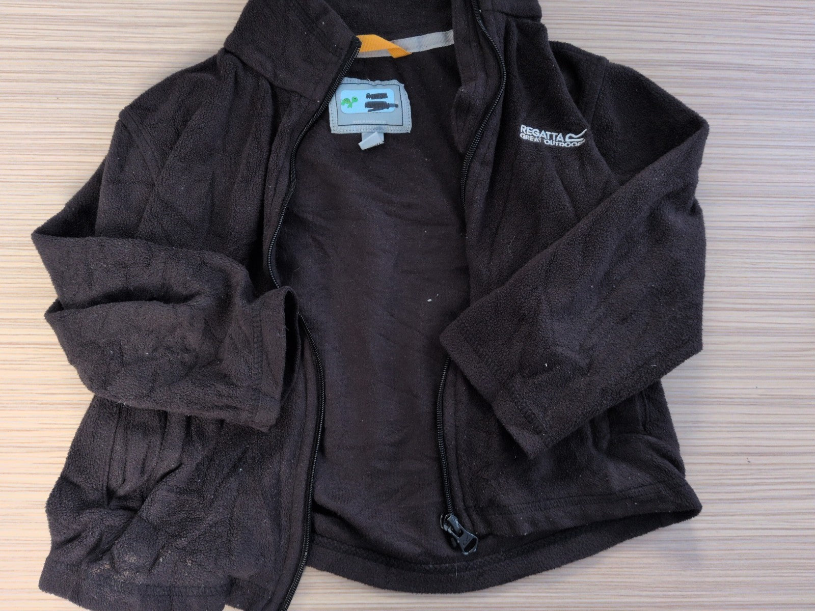 Regatta 3-4 Years Black Full Zip Jacket