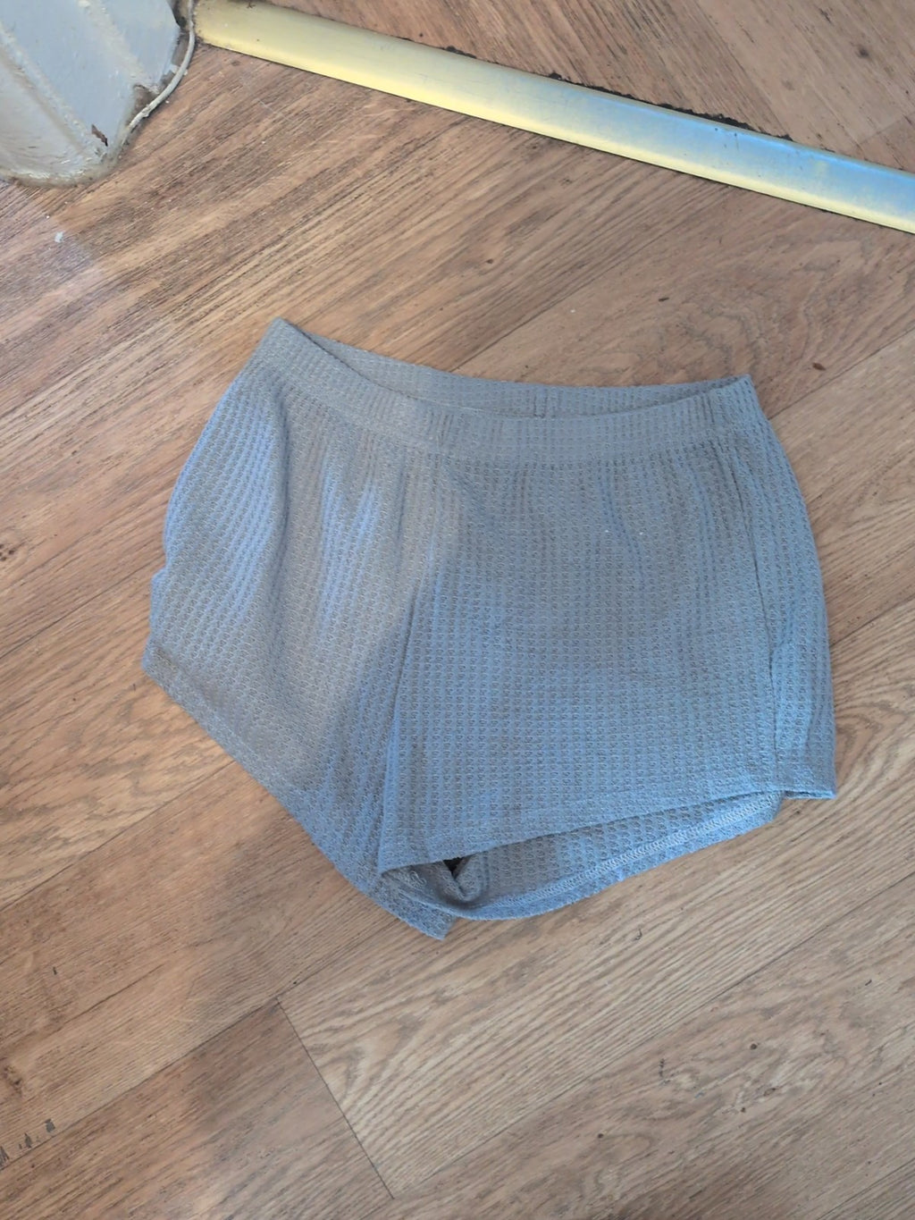 Medium Grey Elasticated Hot Pants
