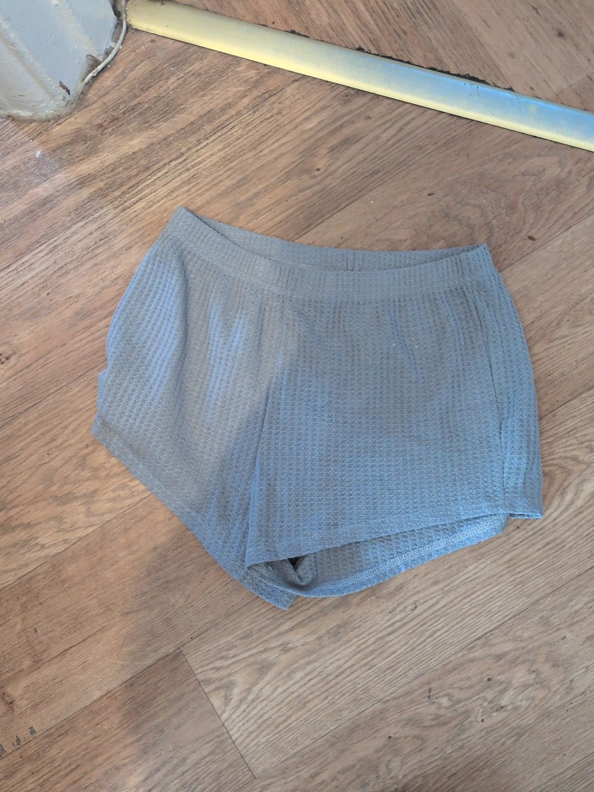 Medium Grey Elasticated Hot Pants