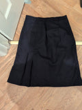 Edinburgh 20 Navy Lined Skirt Midi