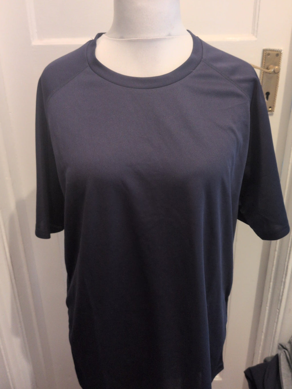 2xl Dark Navy Breathable Short Sleeve T-shirt