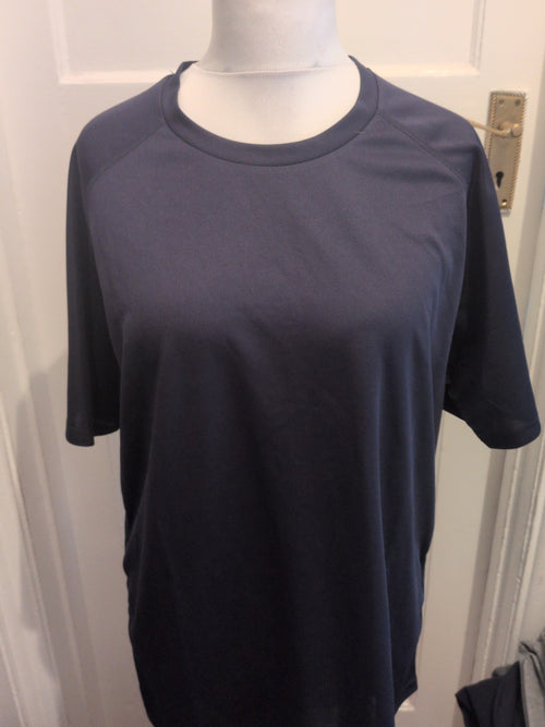 2xl Dark Navy Breathable Short Sleeve T-shirt