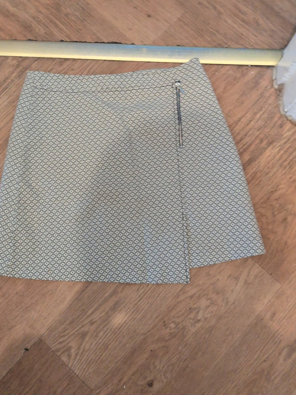 New Look 12 Black And White Short Skirt