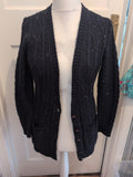 Limited Collection Small Navy And Brown Fleck Cardigan