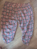 Ladies Size XL Multicoloured Elasticated Ankle Trousers Legging