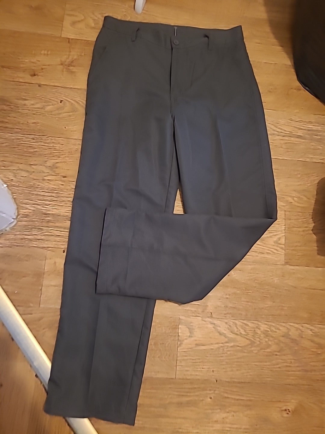 Mens Dunlop Size 30" Short Leg Metallic Grey Trousers