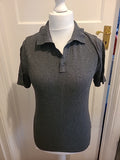 Mens Next Size Small Dark Grey Short Sleeved Polo
