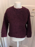 Marks And Spencer XS Purple Fluffy Pyjama Top